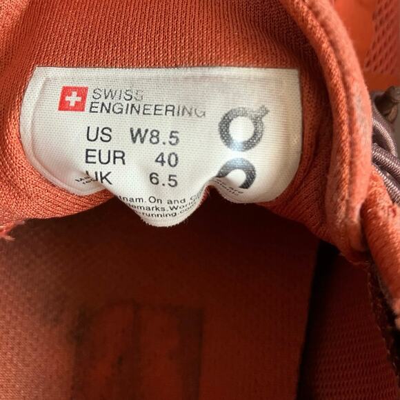 On Cloud 50/50 Women's Running Sneaker Shoes Grape/Ginger Size 8.5 - Picture 6 of 9